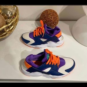 Huarache Run GS Purple Neoprene 👟 Girls Youth size 6 (Women size 7.5)
